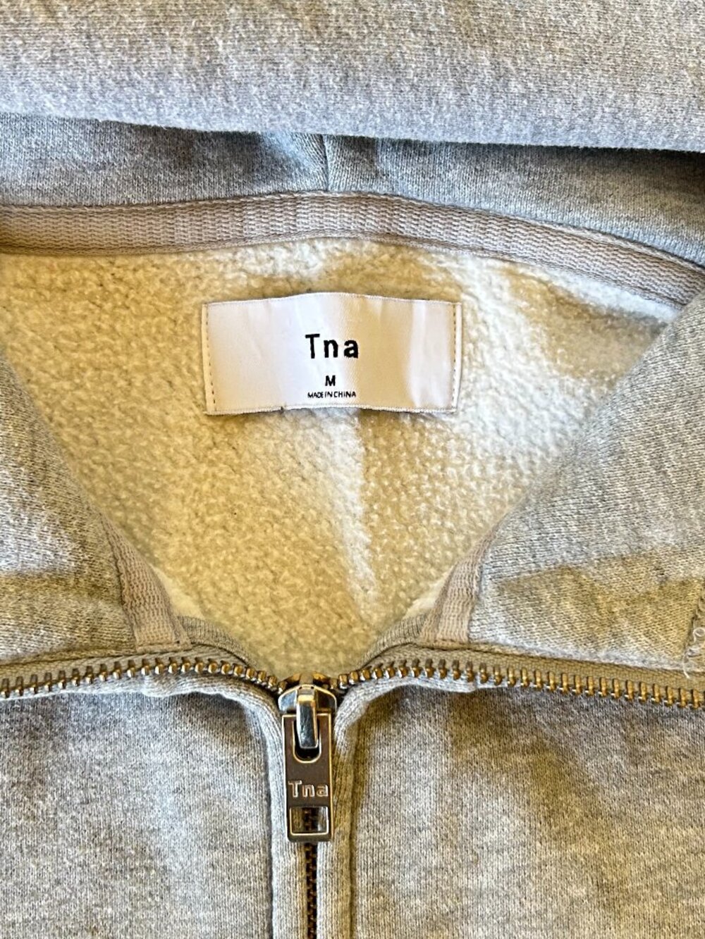 Aritzia TNA Hoodie Heathered Grey Size M - Picture 3 of 7